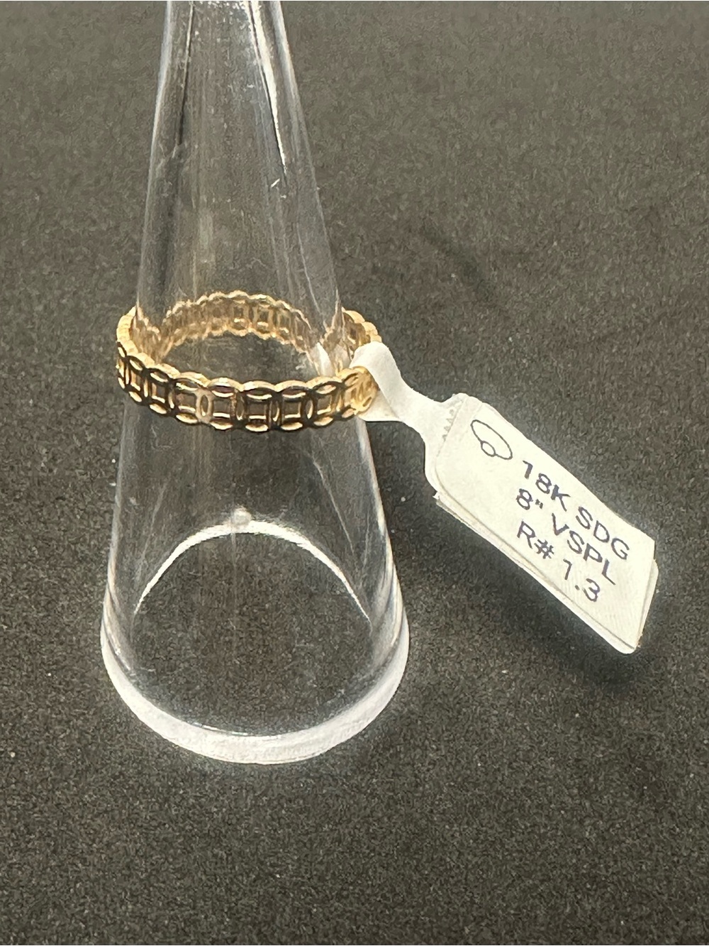 18K Saudi Gold Size 8